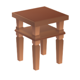 Small high table with details