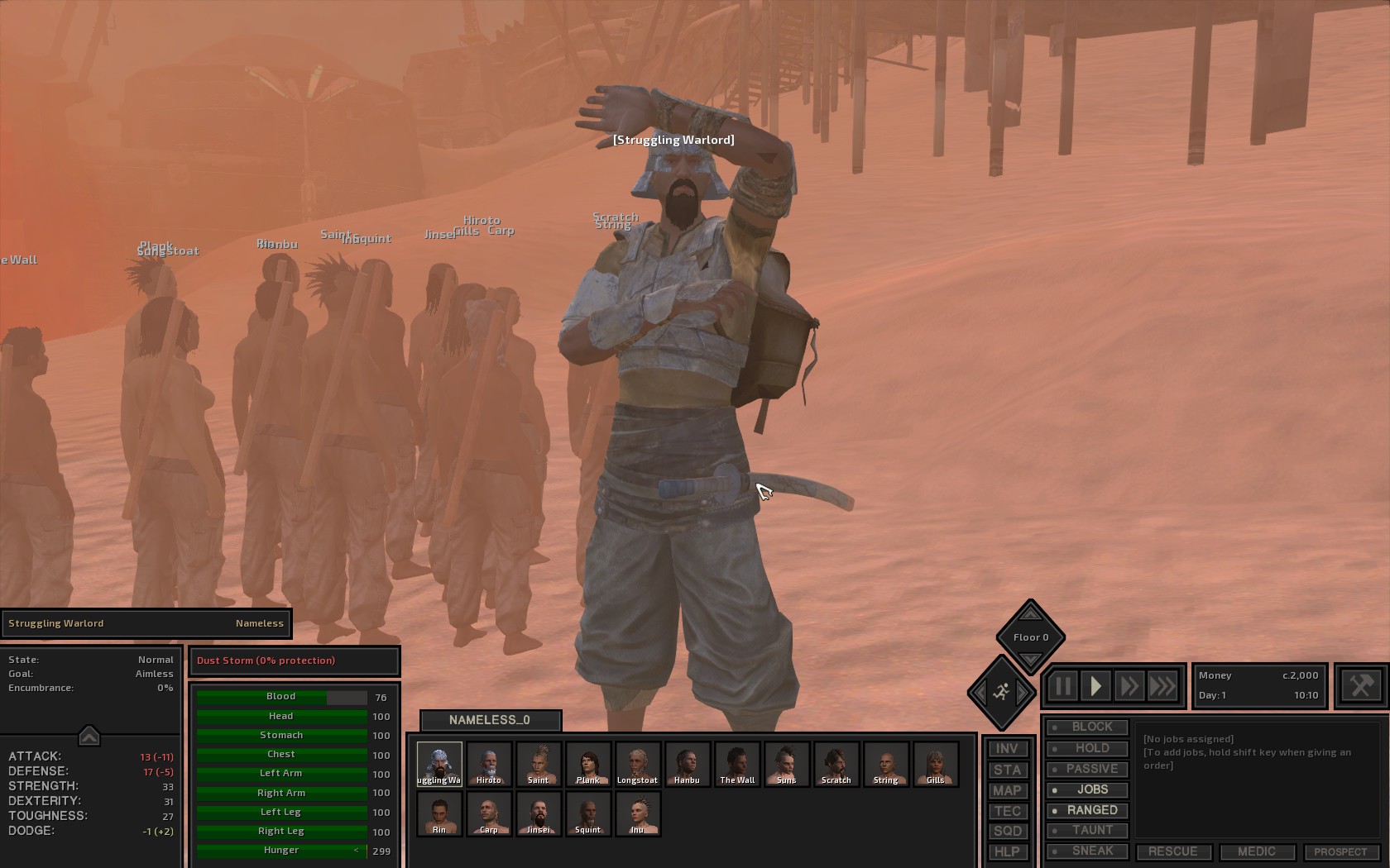 Struggling Warlord preview