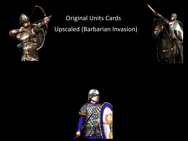 Original Units Cards Upscaled (Barbarian Invasion)