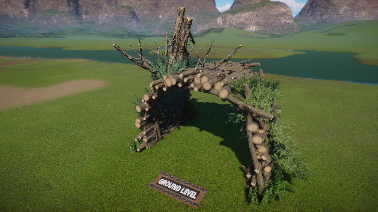 Small Wooden Tunnel
