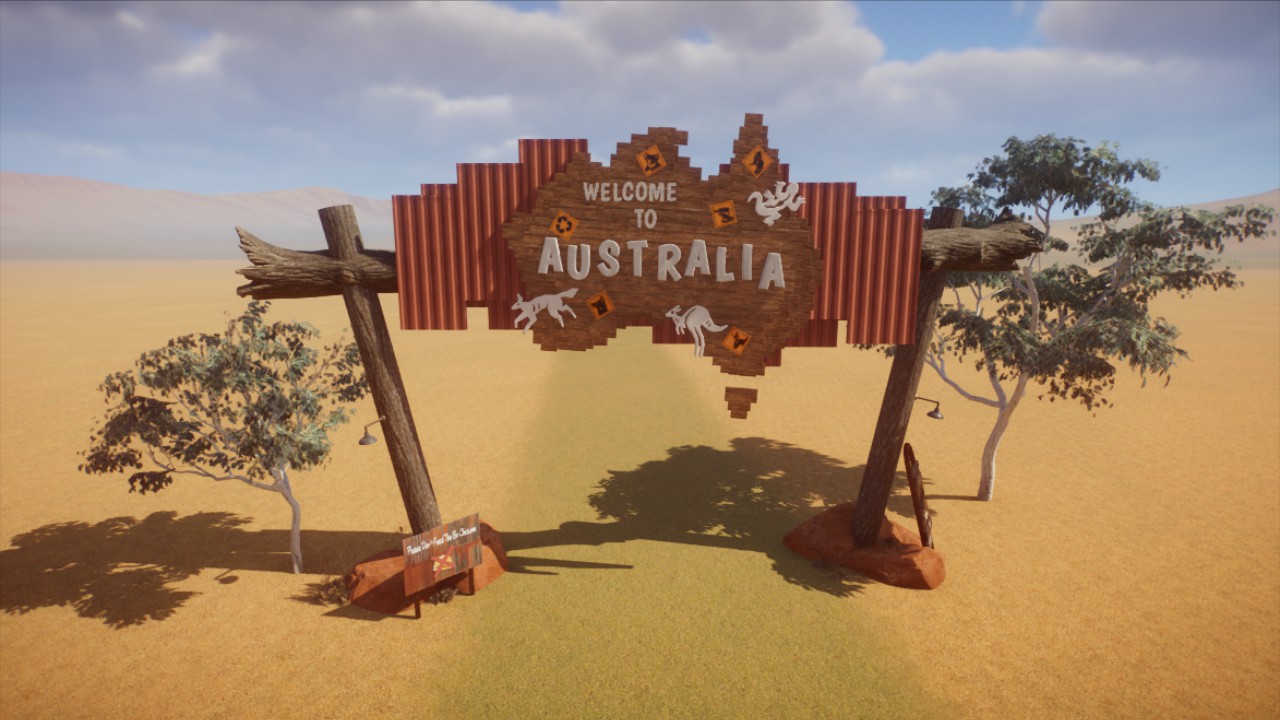 Welcome to Australia Entrance