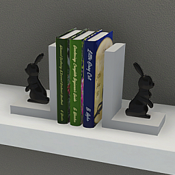 Bookend - Black Bunny