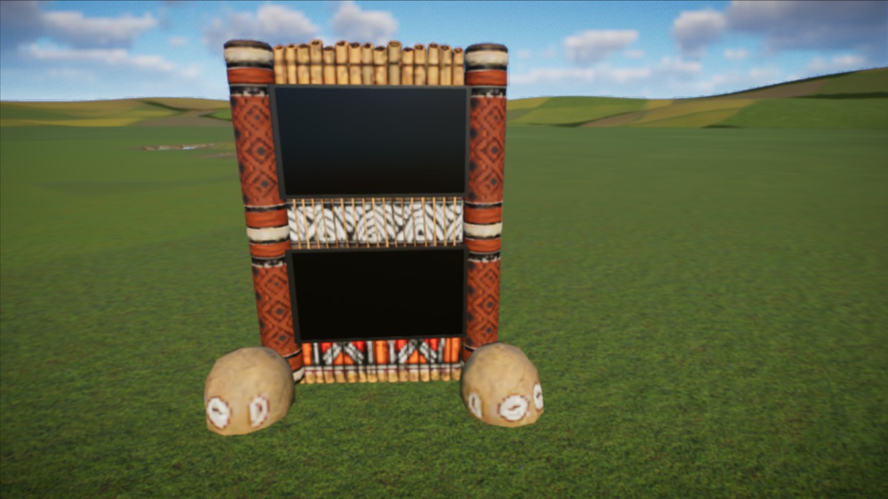 Double Habitat Sign I (African)