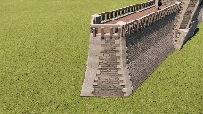 MMM Large Stone Wall End