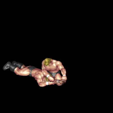 Kneeling Face Crusher (running)