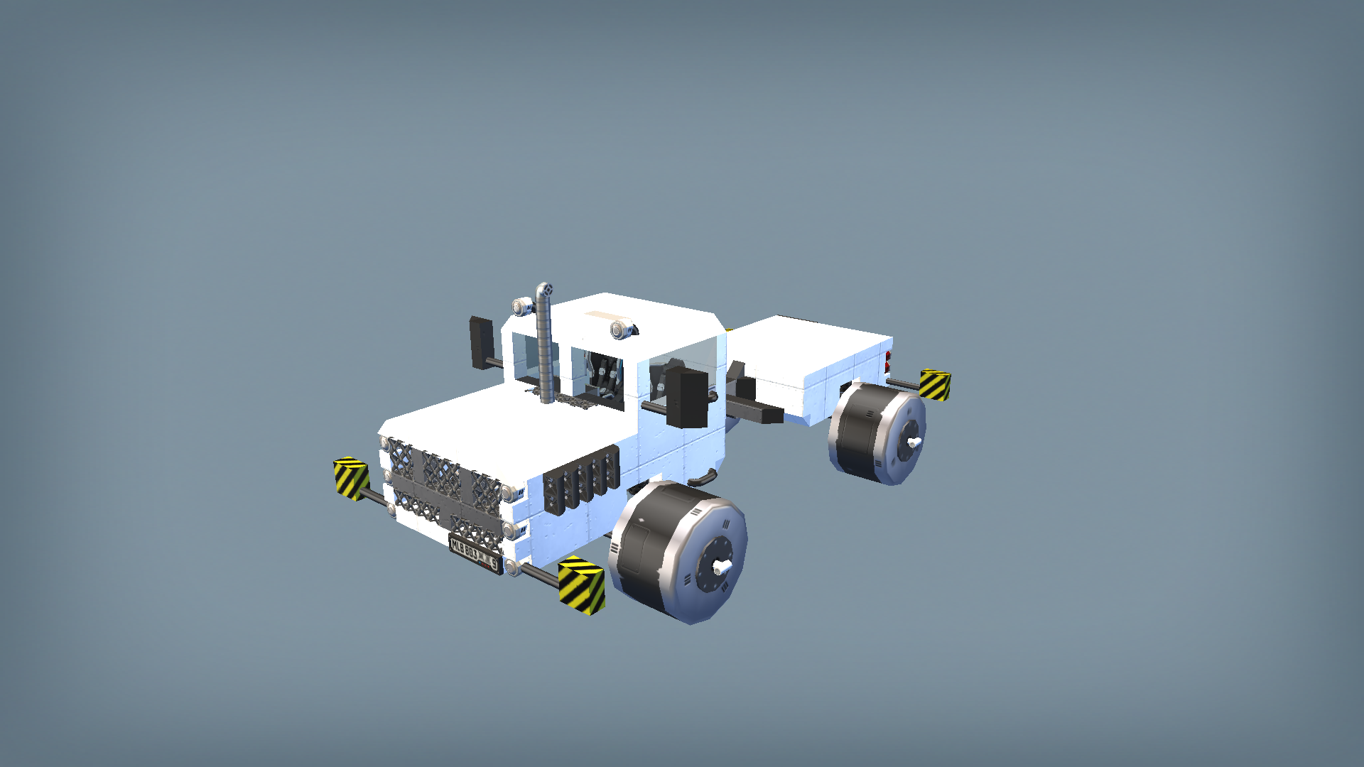 Articulated tractor clear version (4x4)