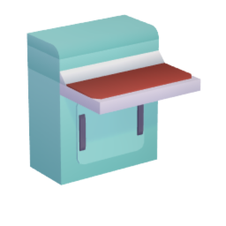 Retro mainframe Short Desk