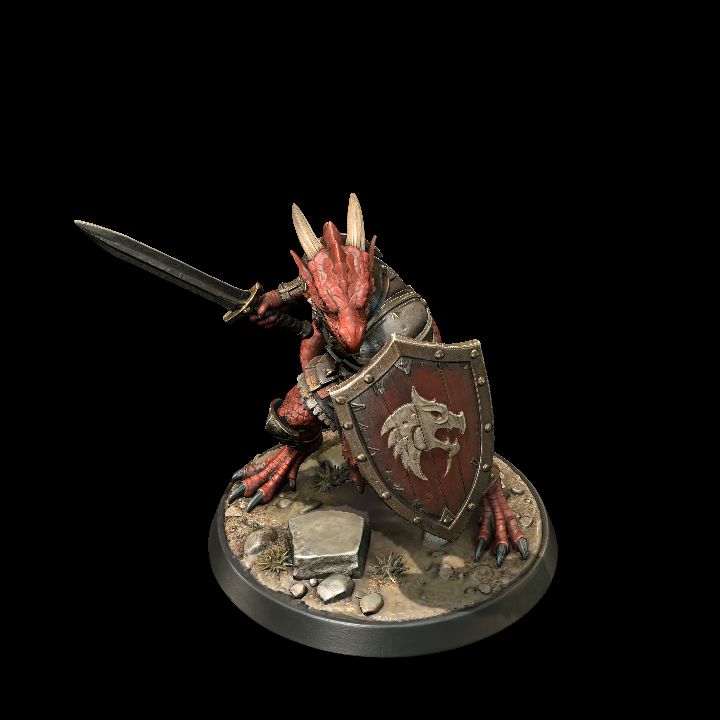 Red Kobold Warrior
