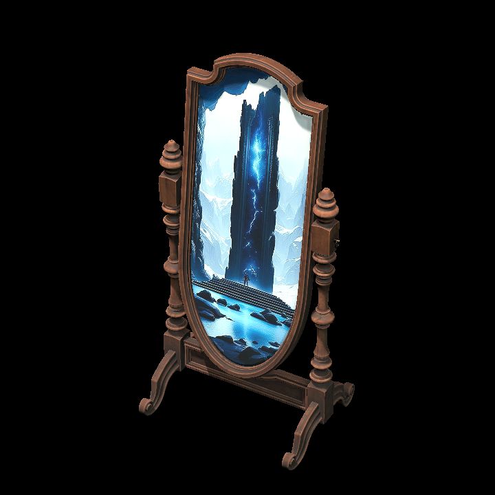 Seer's Floor Mirror #12