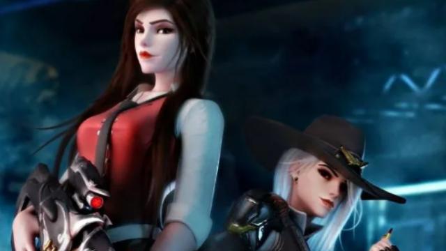 R-18 Ashe  and Widowmaker (Overwatch) Loading screen