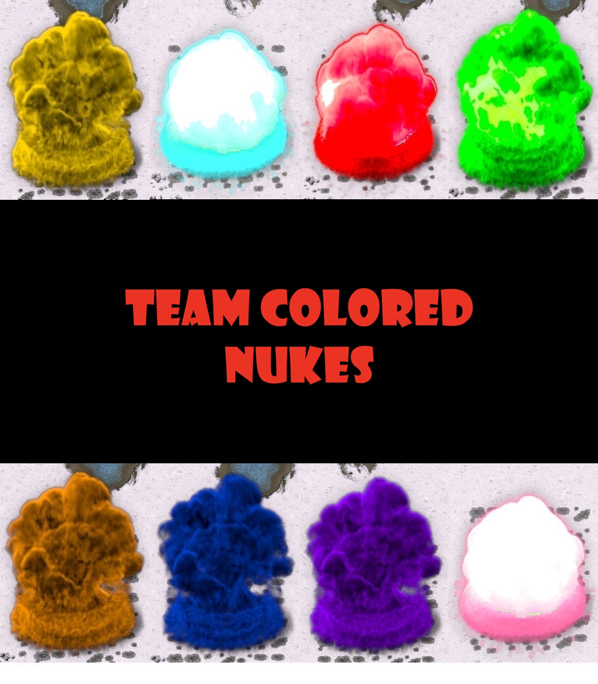 Falcon's Team Colored Nukes