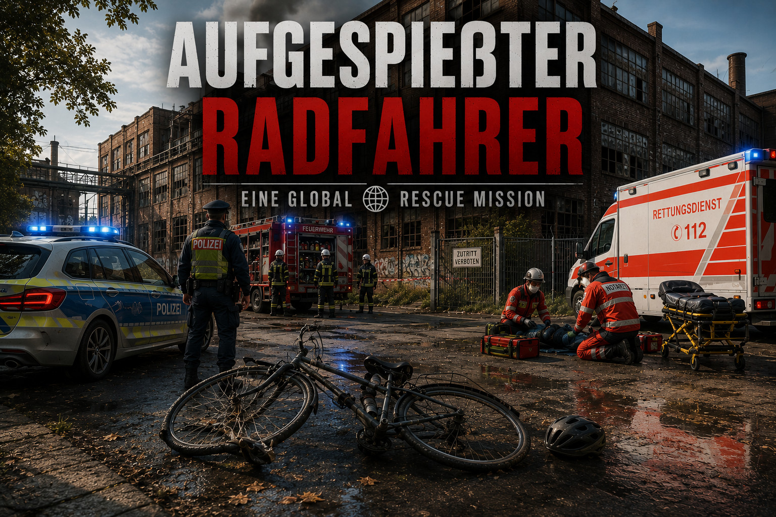 [DE/EN] Aufgespießter Radfahrer / Impaled Cyclist
