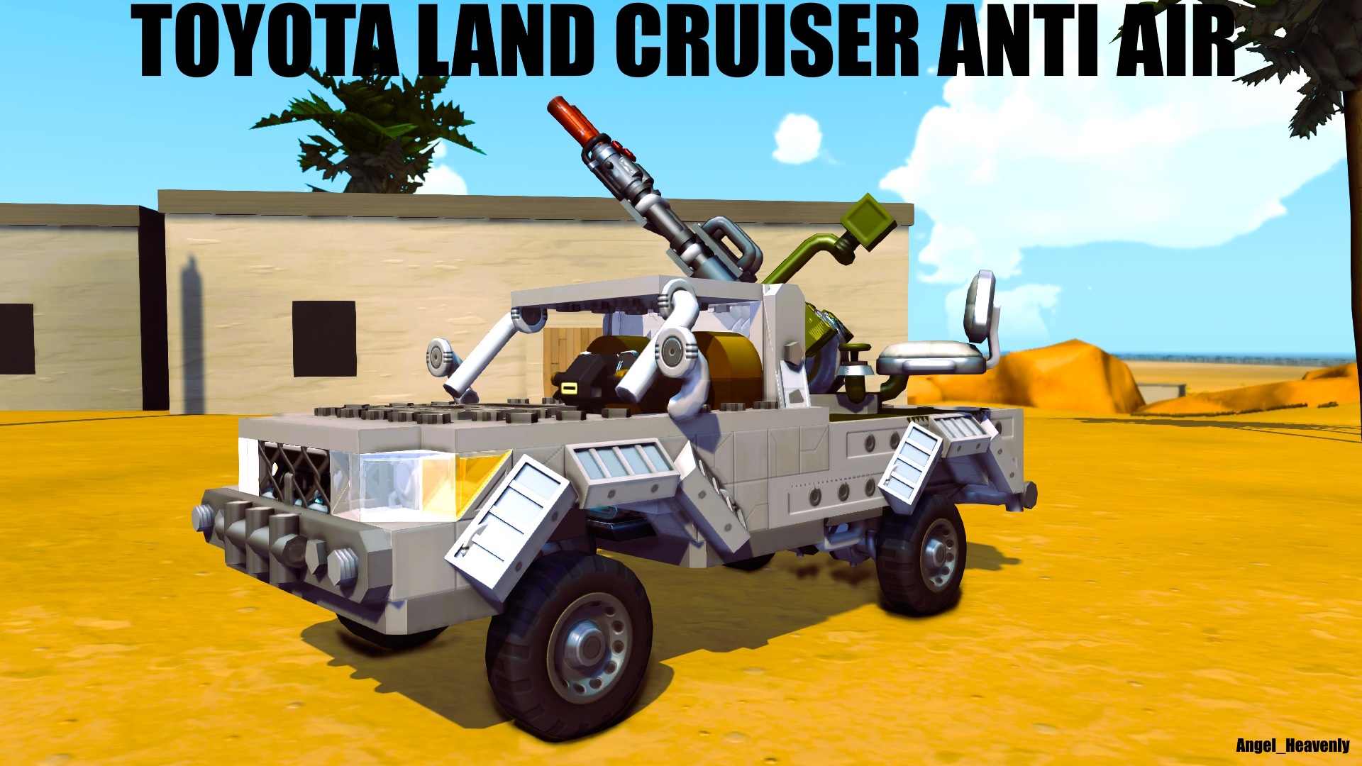 TOYOTA LAND CRUISER J79 WITH ANTIAIR GUN | NO MODS |