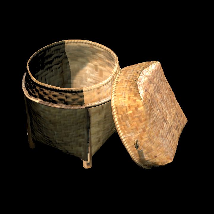 Wicker basket - lean