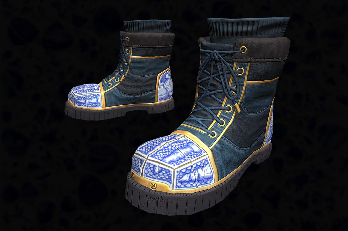 Porcelain Boots