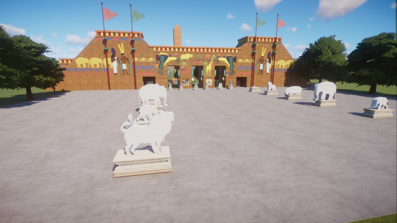 Memphis Zoo Inspired Entrance