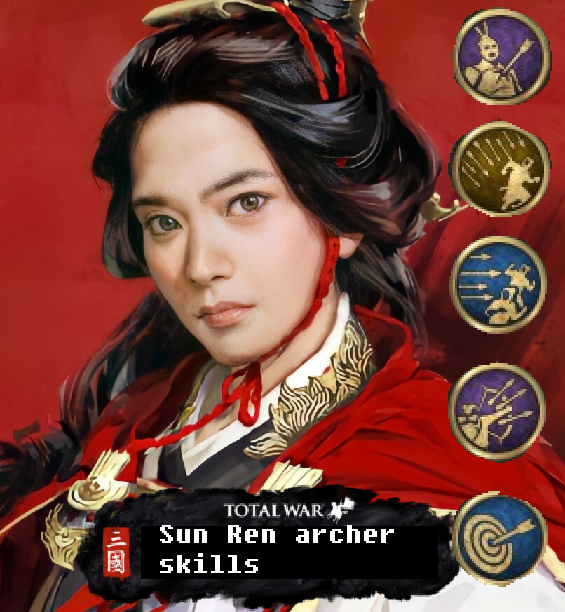 Sun Ren +5 archer ability
