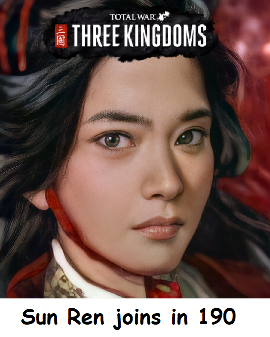 Sun Ren joins in 190 (or 194, 200)