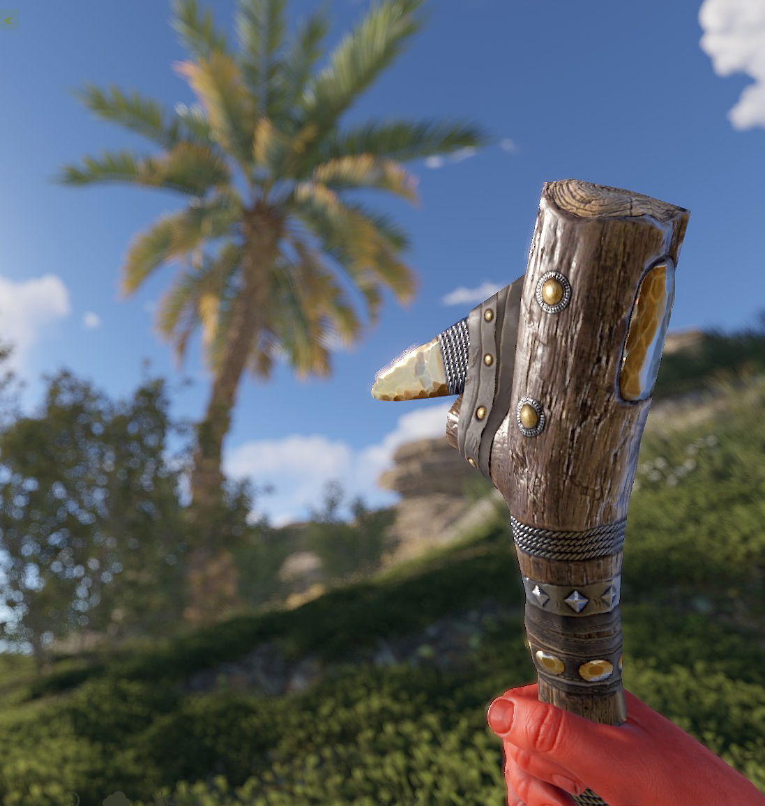 Gold Ore Stone Pickaxe