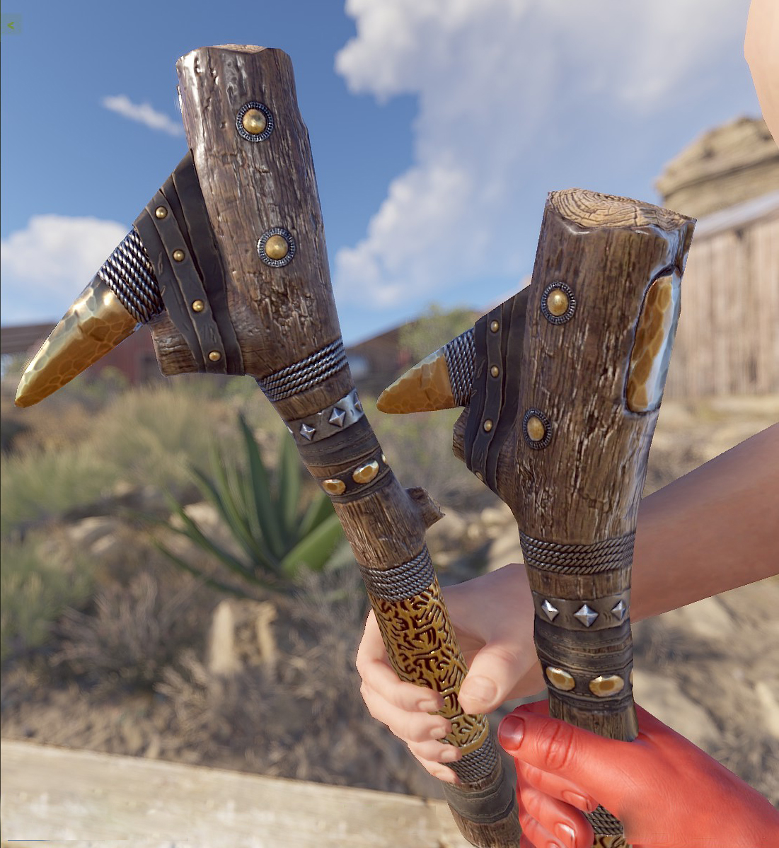 Gold Ore Stone Pickaxe