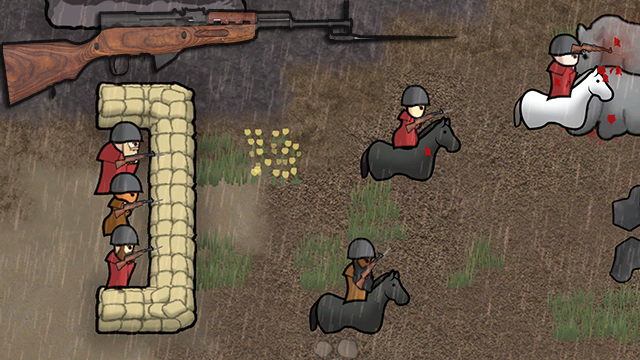 carbine with bayonet