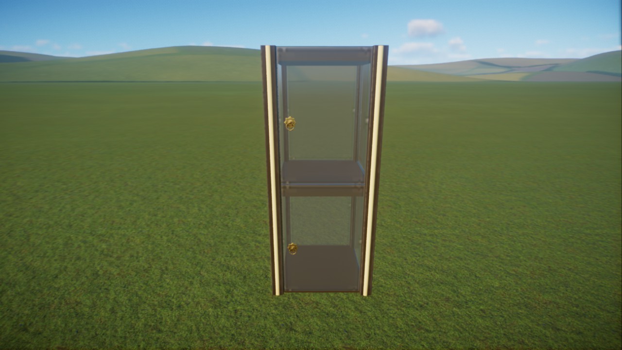 Modern Glass Show Case - Museum Display