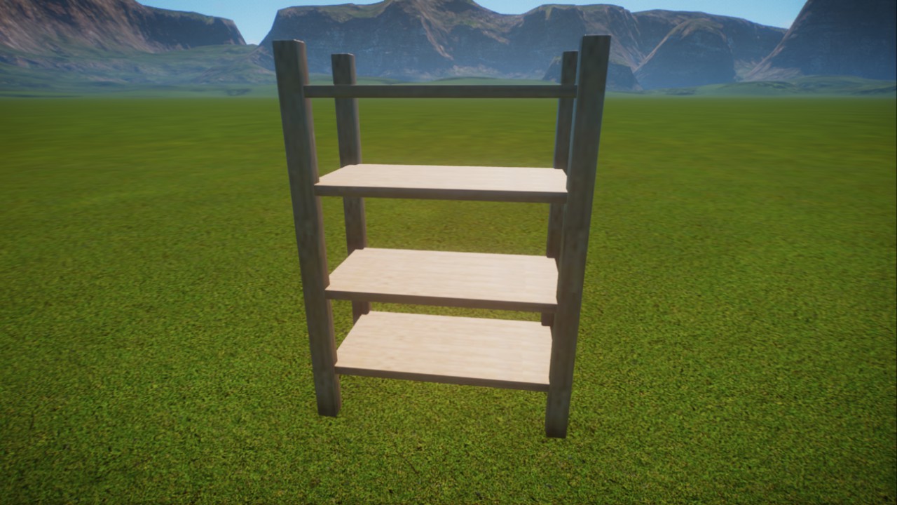 Anna's: Simple wooden Shelf - Furniture Item