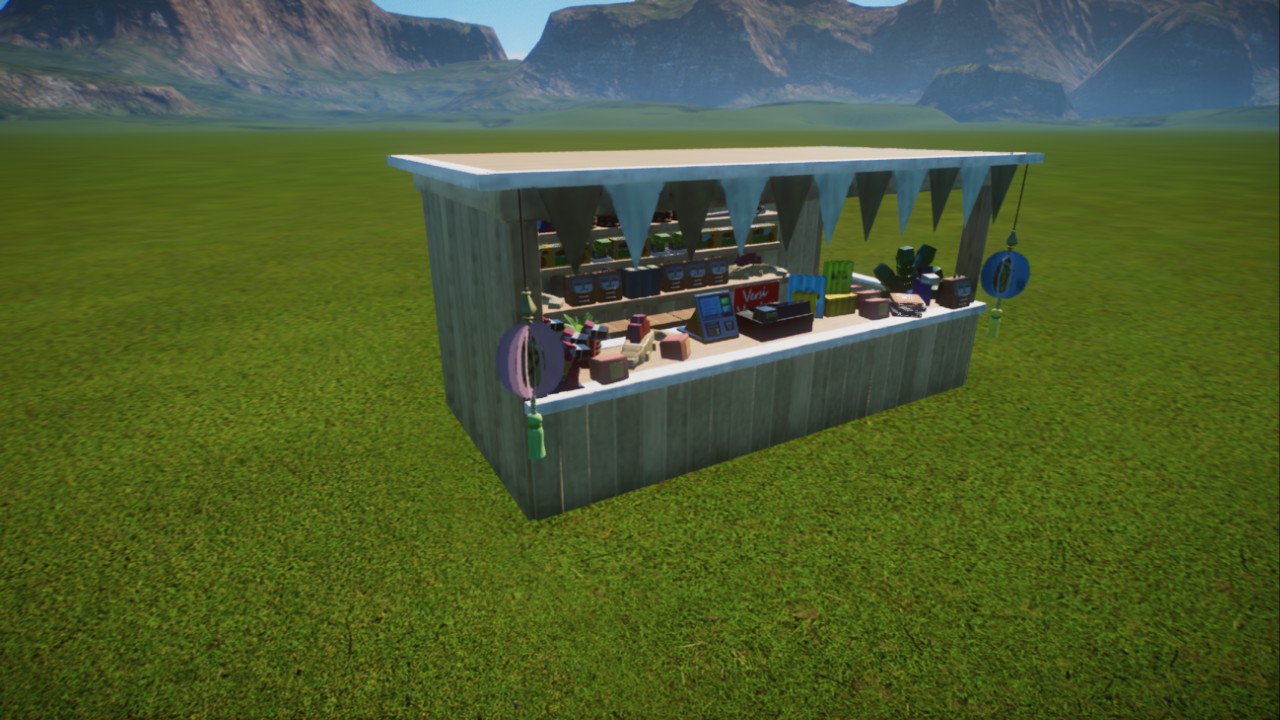 Anna's: Decorated and functional Market Stand - Toy's and Gifts