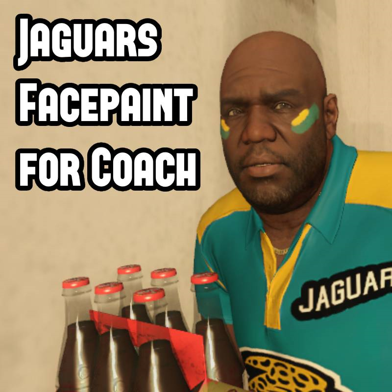 Coach's Face: Jax Jaguars-themed Facepaint | NFL