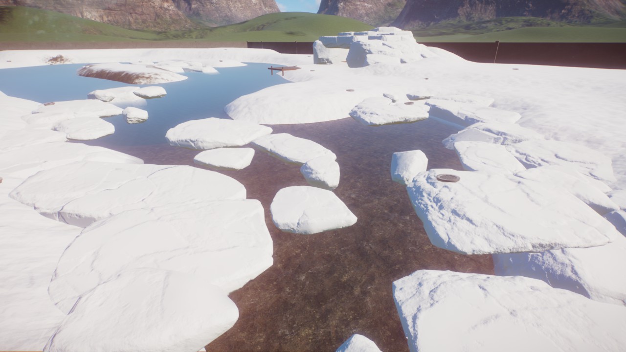 Starter Polar Bear Habitat by PlasticSwans