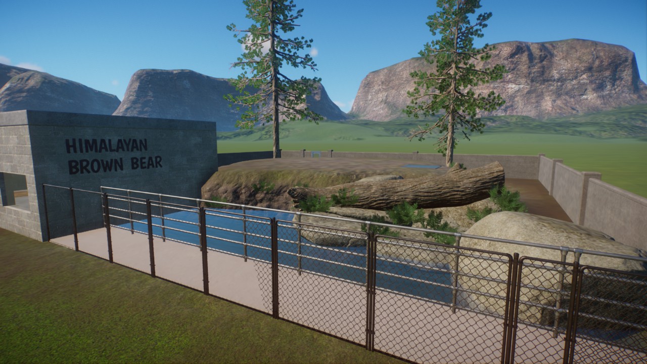 Starter Himalayan Brown Bear Habitat by PlasticSwans