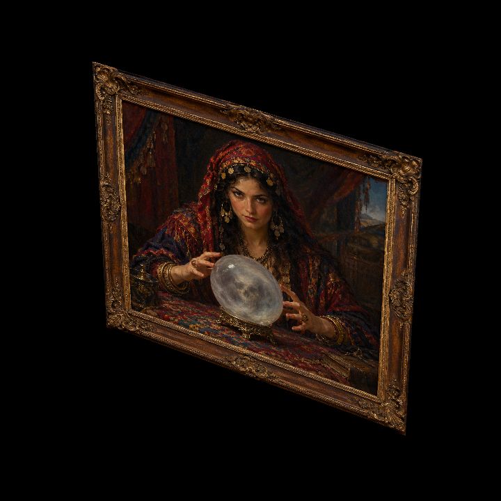 Painting, Fortune Teller {2D}