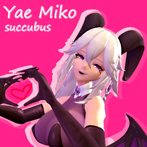 Succubus Yae Miko by Hazeker [PM/NPC/Ragdoll] - [REUPLOAD]