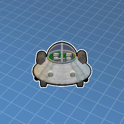 SGMS Rick and Morty UFO car