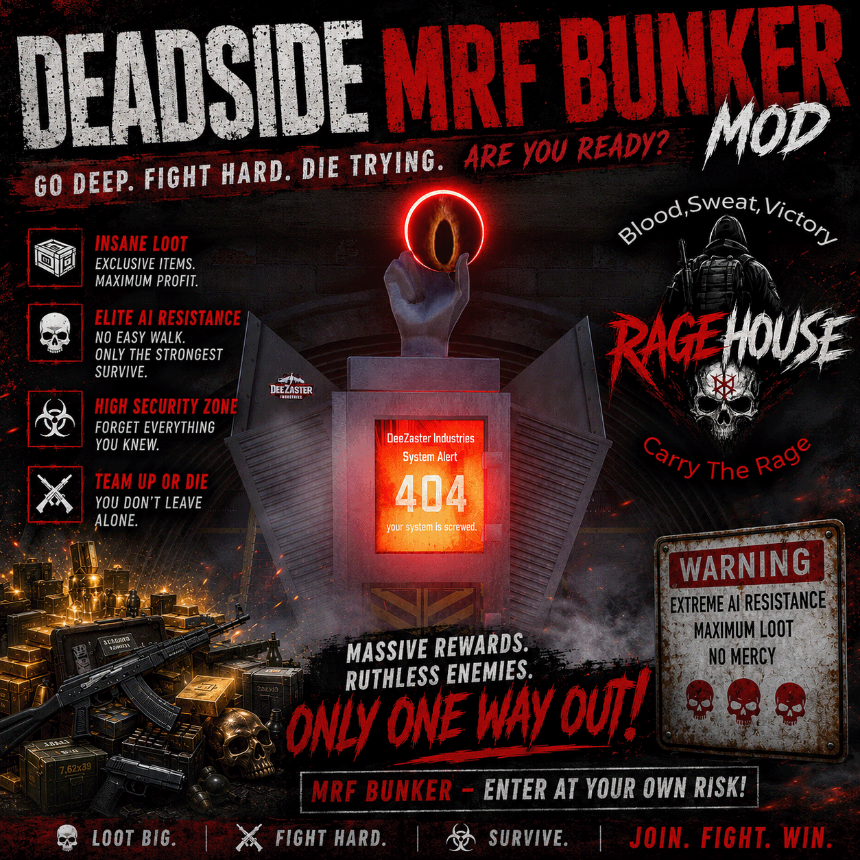 Ragehouse - MRF(part 2) Bunker + Magic Mushroom Farm V 0.6 / by Dee Zaster