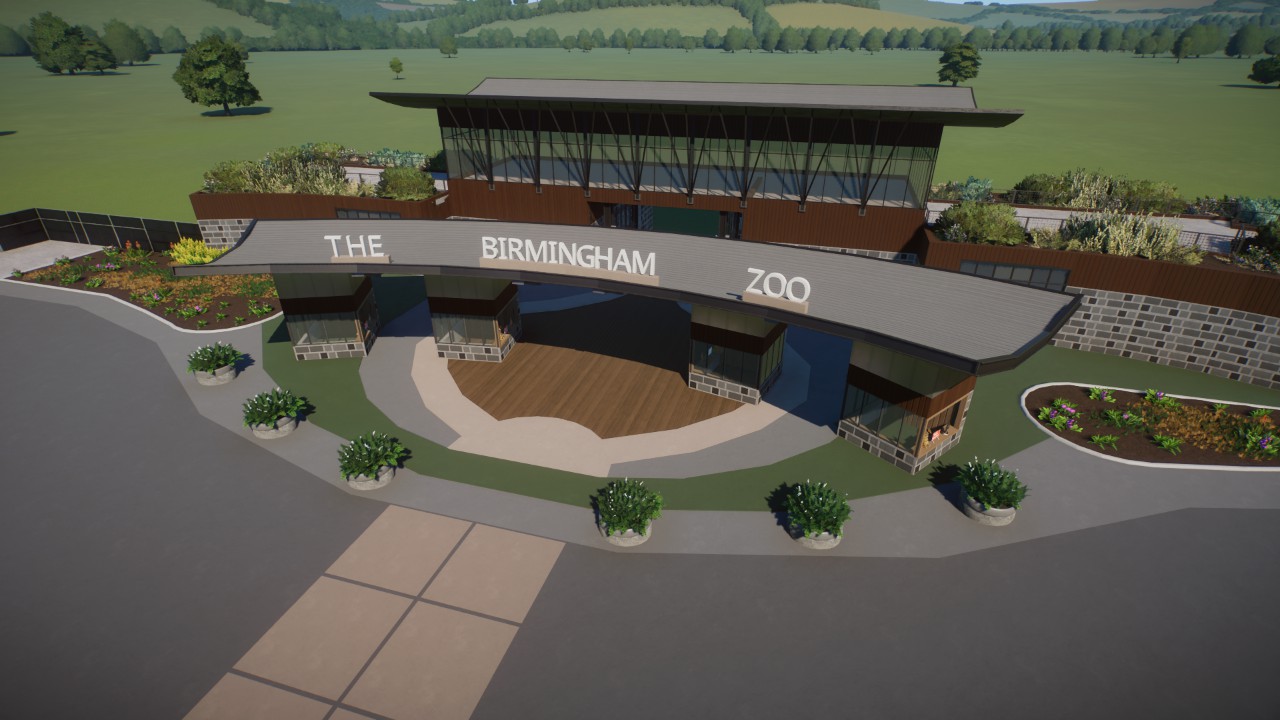 The Birmingham Zoo Entrance   By Adamup