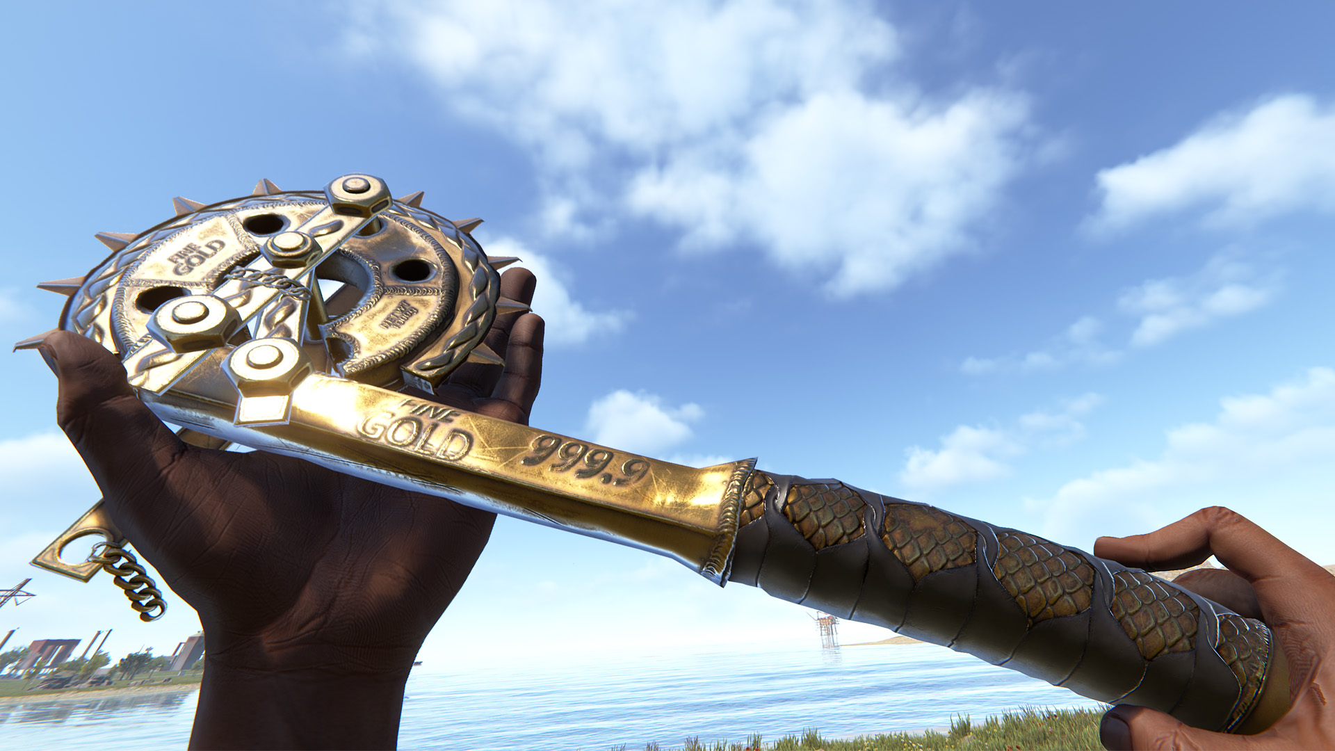 Gold Chains Salvaged Axe thumbnail 5