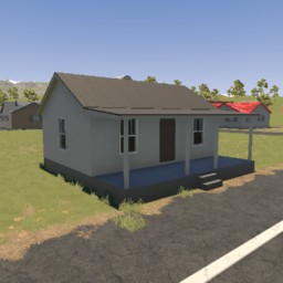 simple 1900s-1950s company house