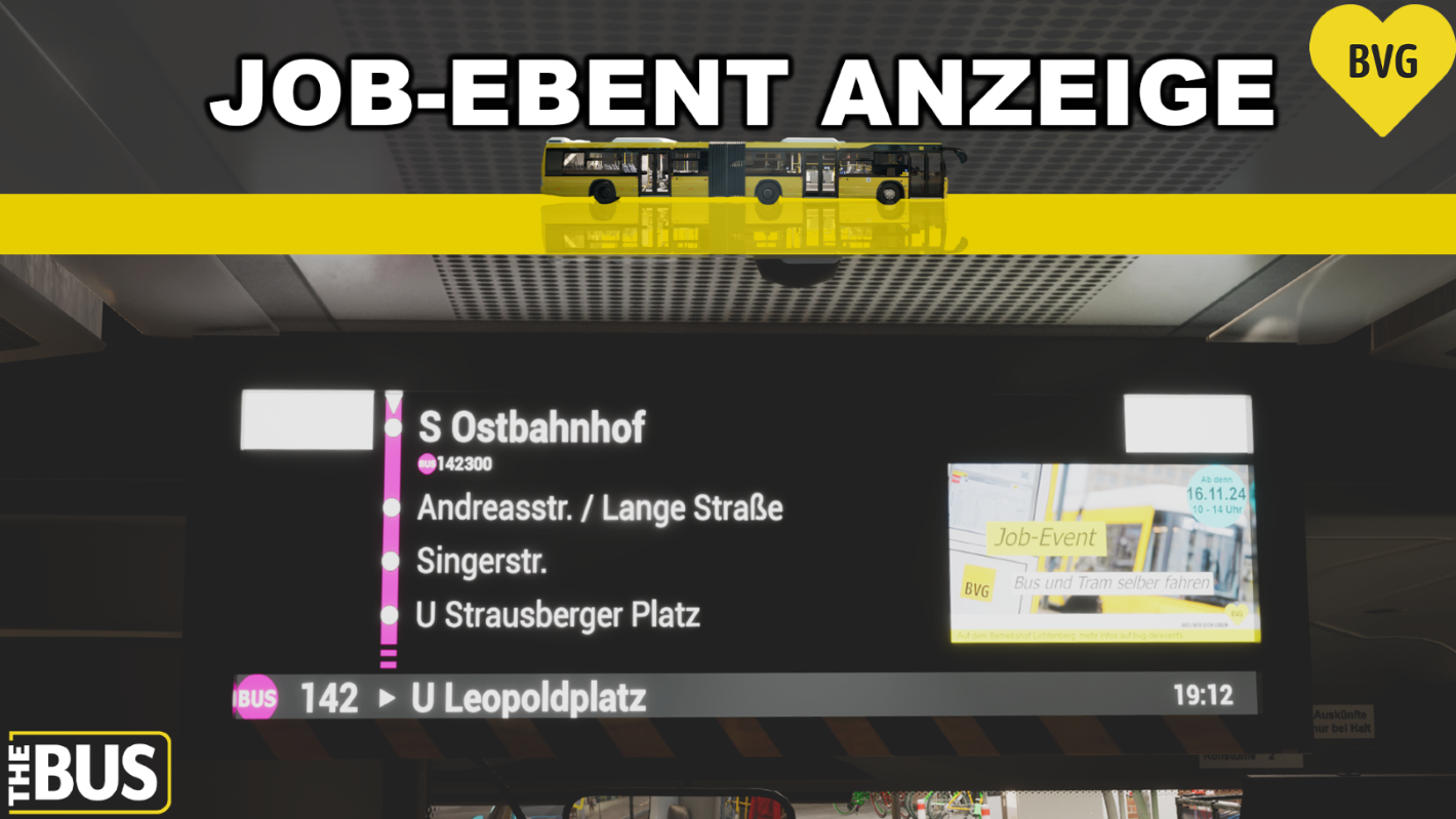 Job-Events 16.11.24 | Anzeige | BVG Aktuell |