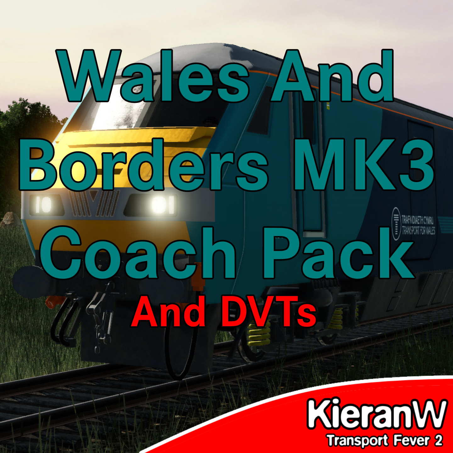 British Rail Mk 3 Coaches & DVT - Wales And Borders Pack