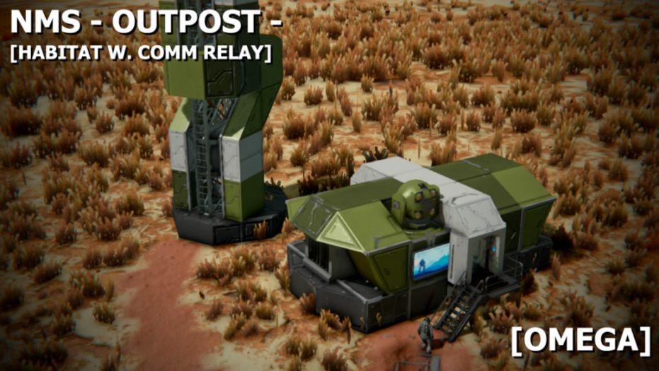 NMS - Outpost - Habitat w. Comm Relay
