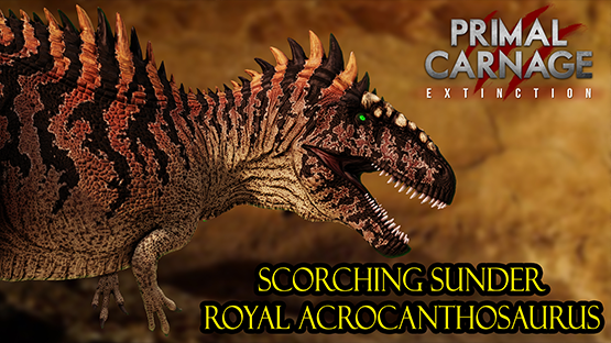 Scorching Sunder Royal Acrocanthosaurus