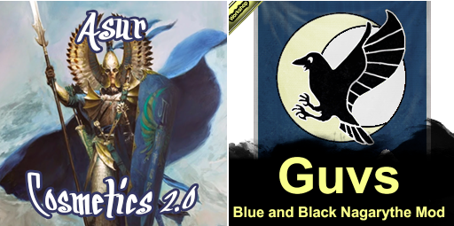 Asur cosmetics X Guv's blue and black Nagarythe