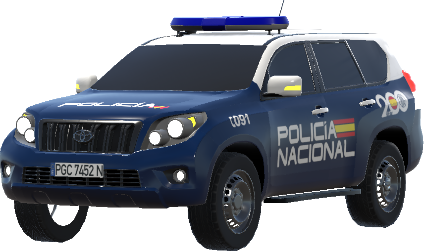 Policia nacional españa (CNP) Z landcruiser / Spanish national police