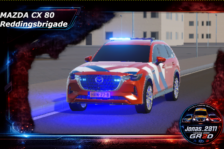 Mazda CX 80 Reddingsbrigade