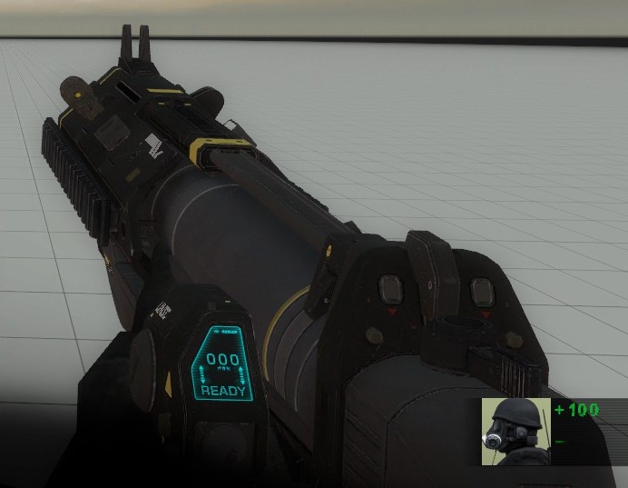 Halo M319 Grenade Launcher on l4d1 anims