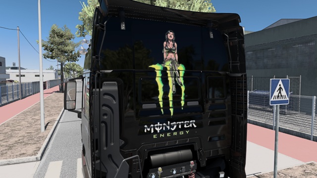Paint job Monster Energy MAN TGX Euro 6
