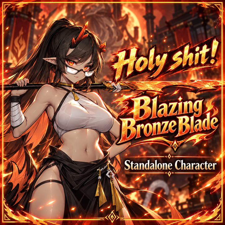 Holy shit! Blazing Bronze Blade preview