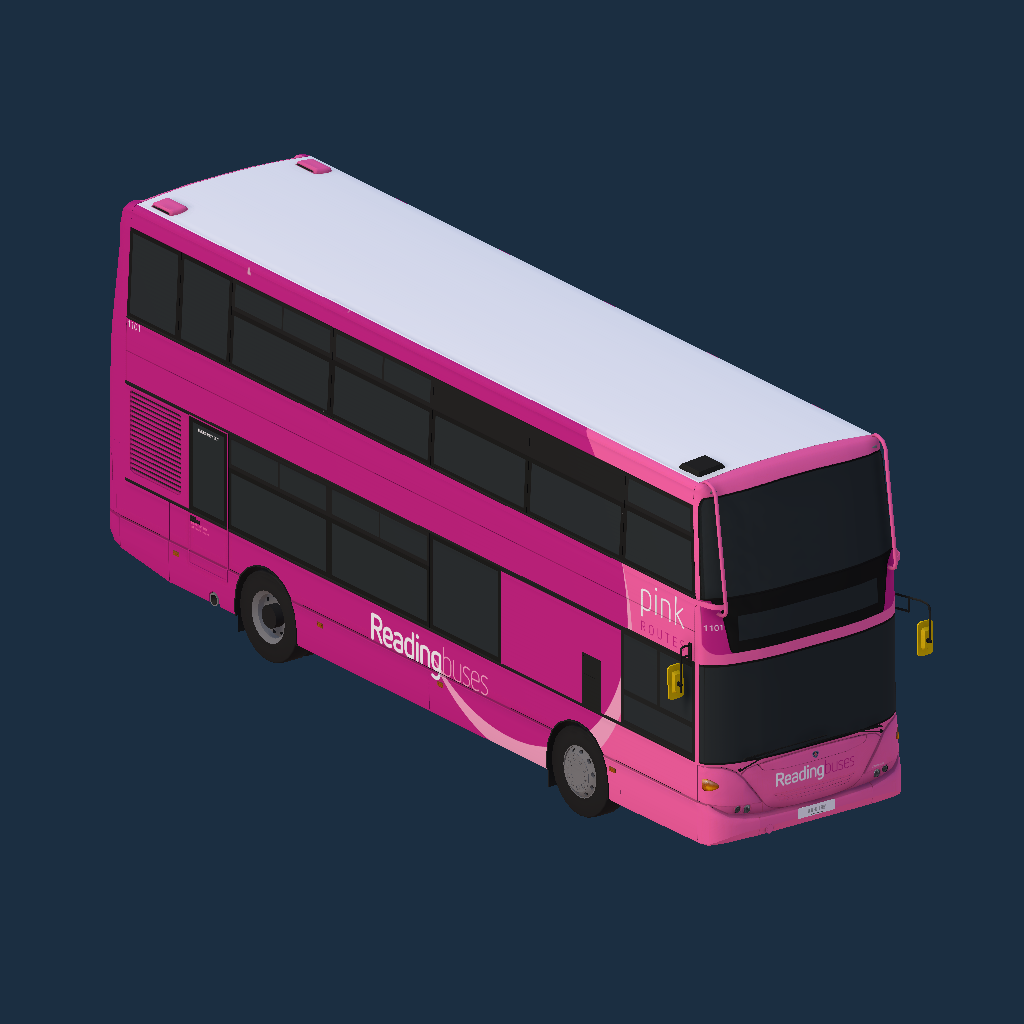 Reading Buses Pink Scania N230UD OmniCity
