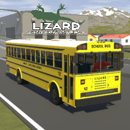 Lizard RoadMaster School Bus (Pusher)